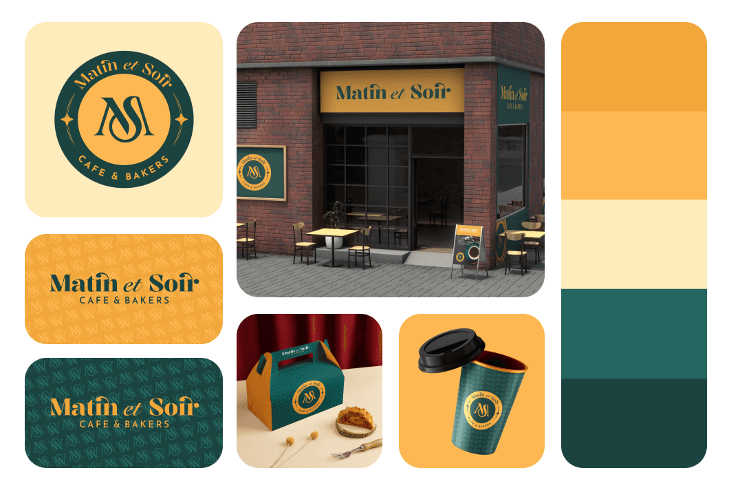 Matin et Soir Brand identity