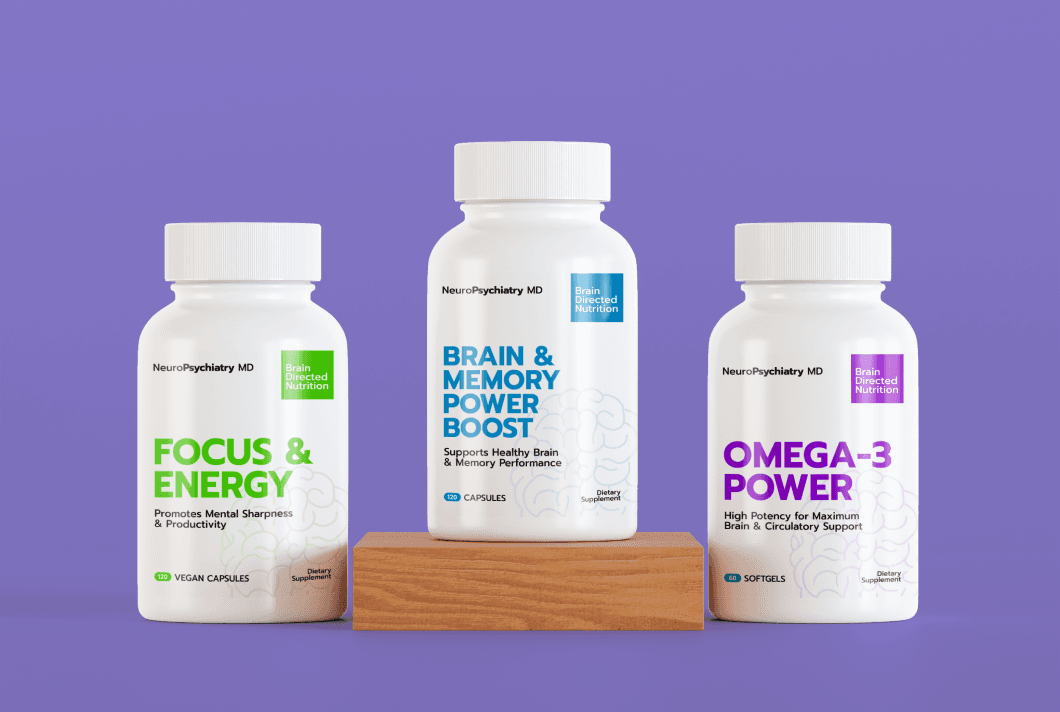 Brain Directed Nutrition Packaging design